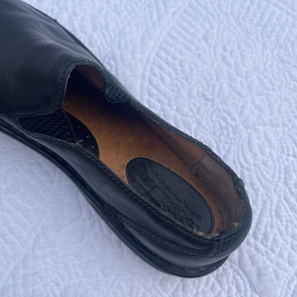 Born Mayflower Loafers Size 8.5 Black Leather Classic Comfort Slip-On Shoes - Picture 5 of 11